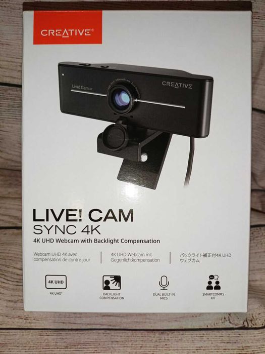 Camera Web 4K CREATIVE LIVE! SYNC V4 UHD Noua Sigilata cu Garantie