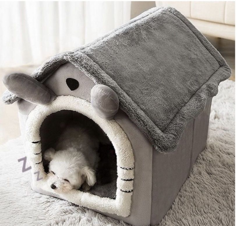 Флисовый домик для собак и кошек