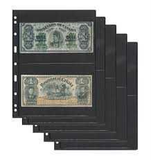 VARIO 2 S - черни листа за четири банкноти на лист–195х128