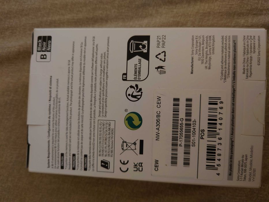 Mp3 player Sony NW-A306