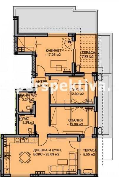 реф.15900 Три спални, среден етаж-Остромила!
