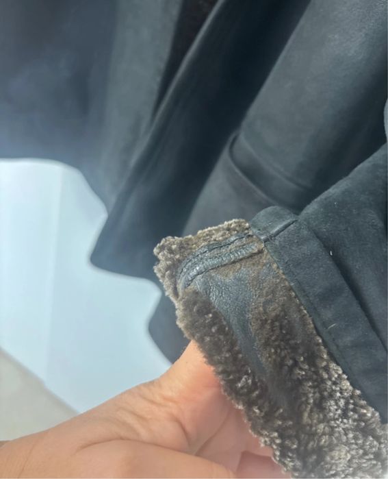 Cojoc barbatesc din piele  imblanit