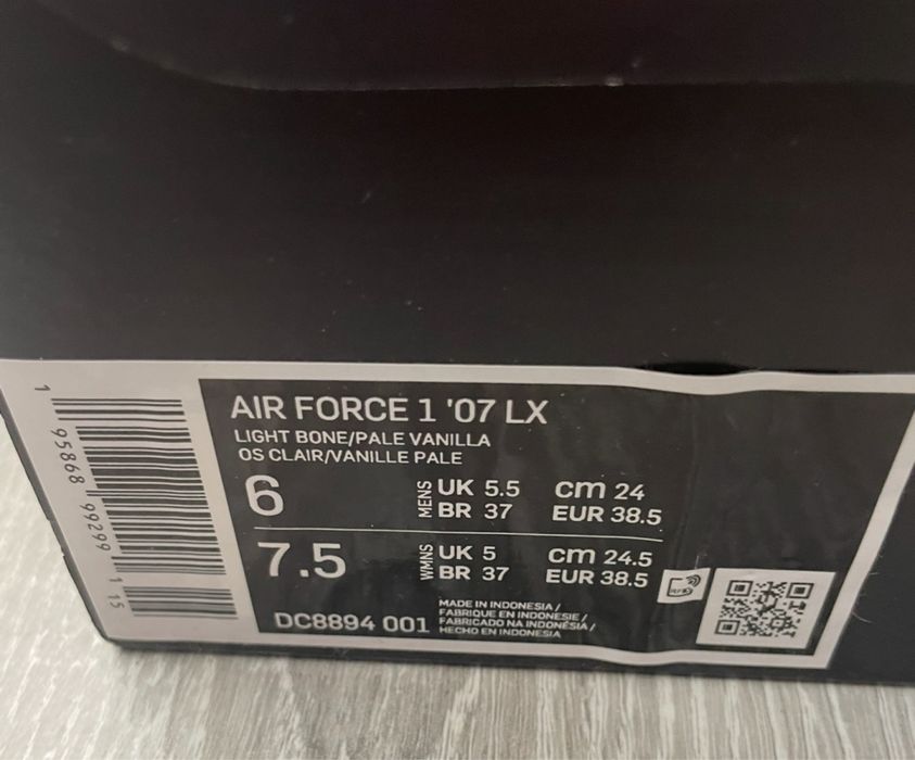 Nike Air force 1, номер 38,5