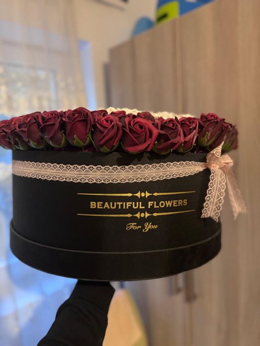 Buchet flori sapun 101 buc