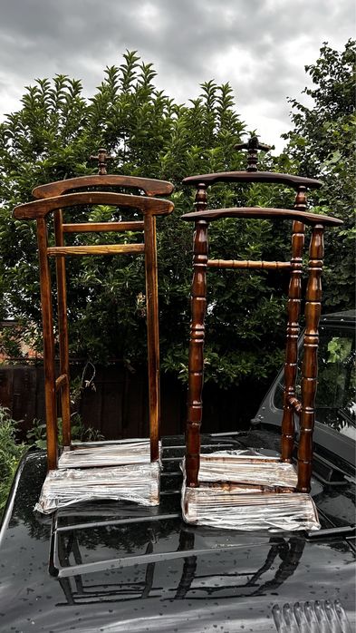 Вешалка немой слуга из дерева