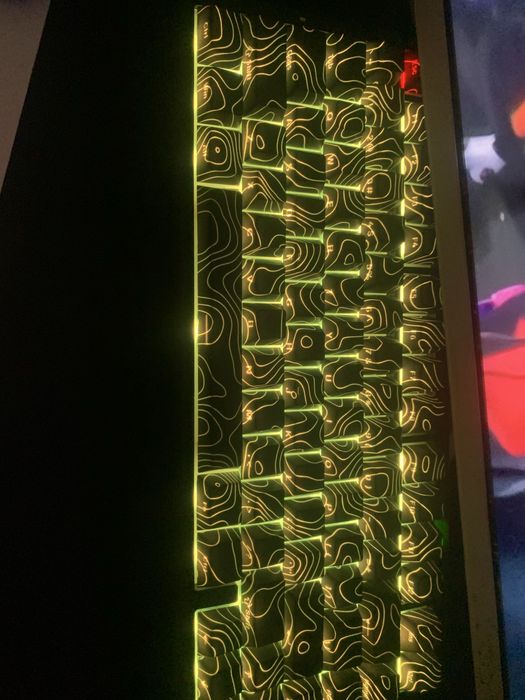 Mchose G75 PRO, topographic matcha switches черный