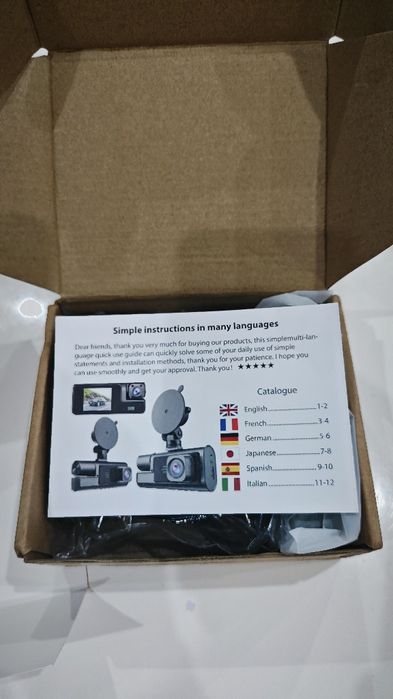 Видео регистратор с две камери и карта памет