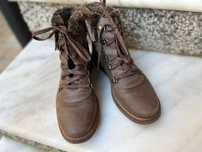 Ghete Clarks Glick Clarmont (piele nubuck) dama, marimea 38