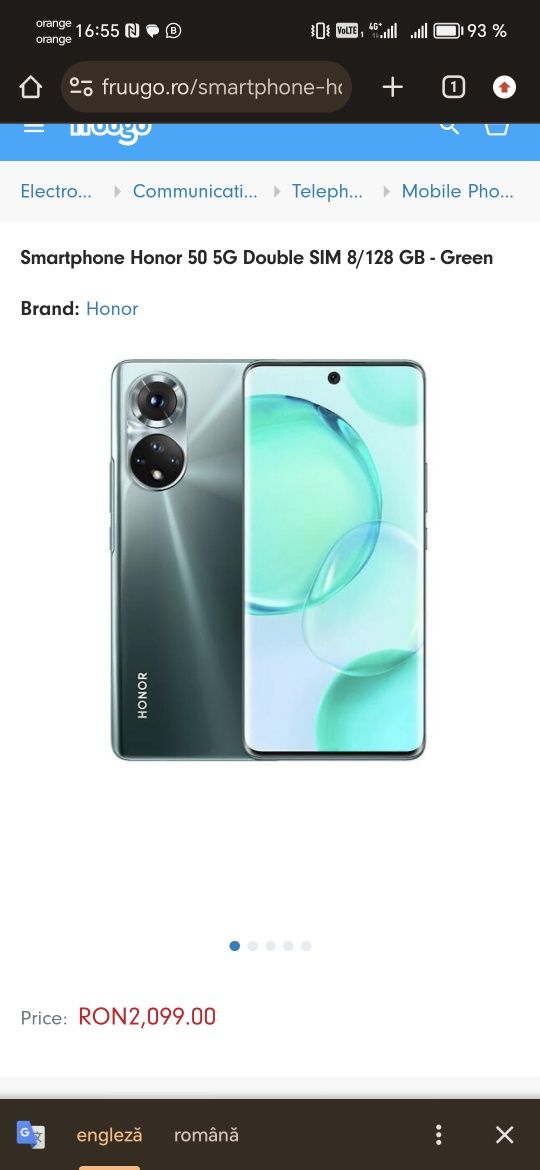 schimb cu alt telefon honor 50