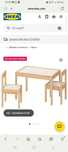 Masa ikea + 2 scaune pt copii