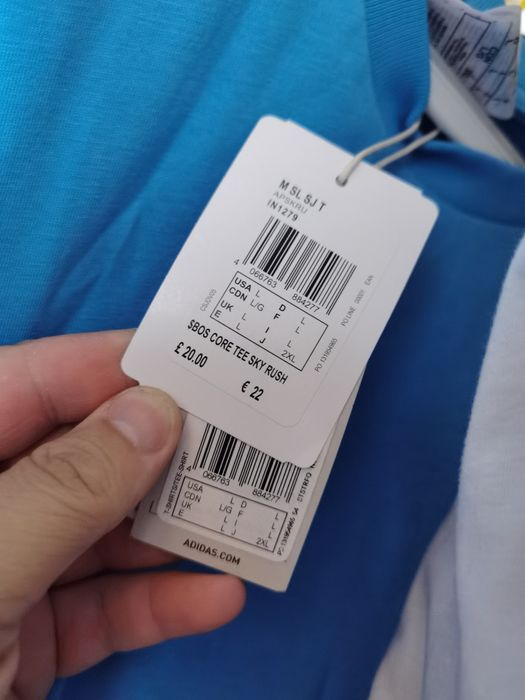 2 Tricouri Adidas Noi marimea L