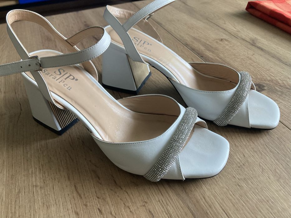 Сватбени сандали - SaraPen - естествена кожа