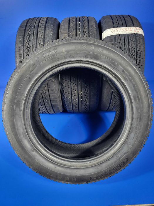 Vand set 4 anvelope 225 55 16 m+s - foarte bune