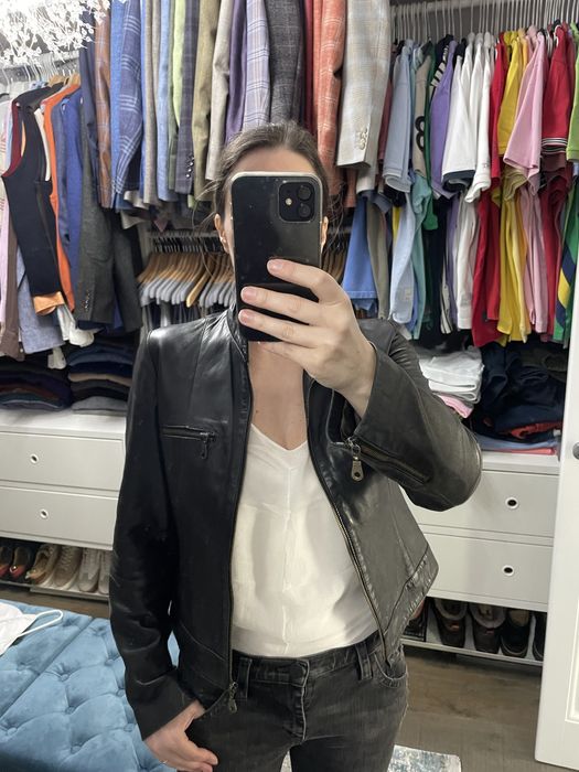 Geaca piele naturala Galerie Birkemeyer.