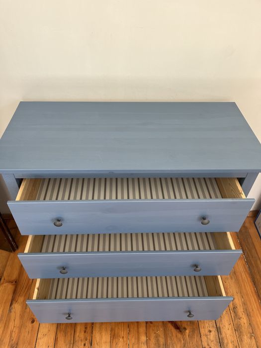 Скрин с 3 чекмеджета, ИКЕА