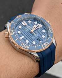 Omega Seamaster Diver 300M / Silver Gold Blue