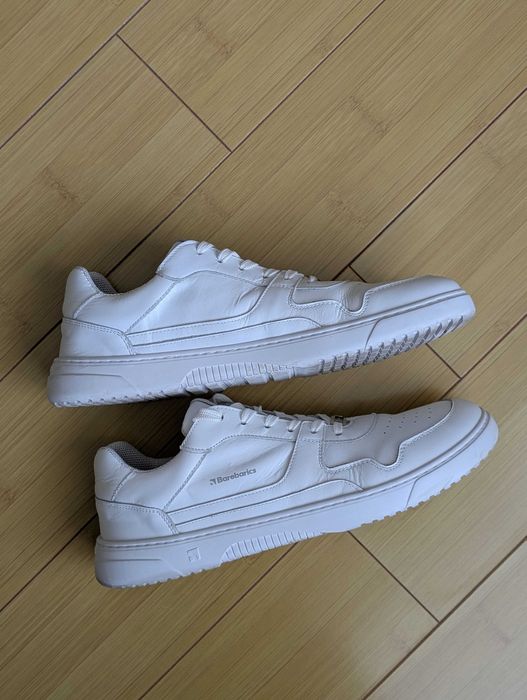 Încălțăminte piele naturală Barebarics Be Lenka 45, albi