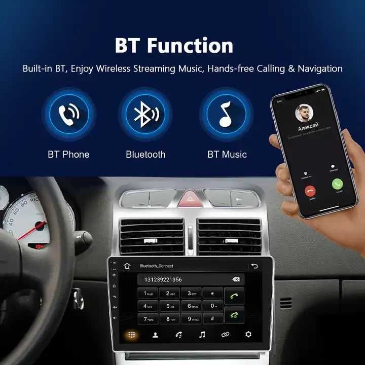 Мултимедия за Peugeot 307 Двоен дин Навигация Android Пежо 307