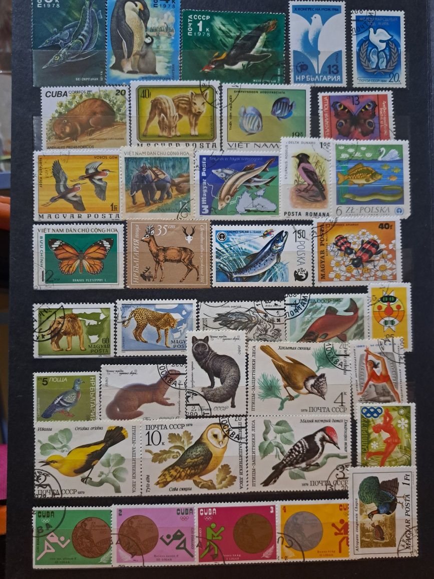 Класьор с пощенски марки от СССР