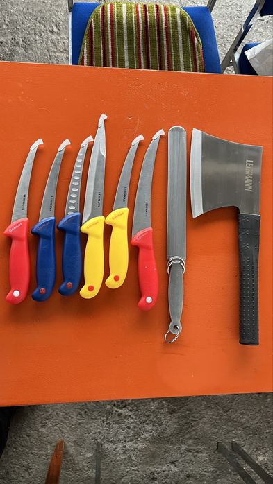Set 8 piese/cuțite oțel Profesionale macelar noi