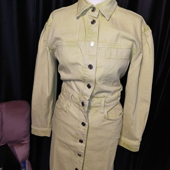 Rochie camasa Denim Mango S