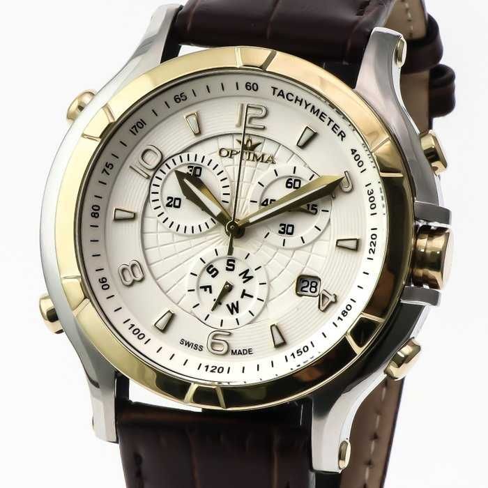 Нов ръчен часовник OPTIMA - Swiss Chronograph