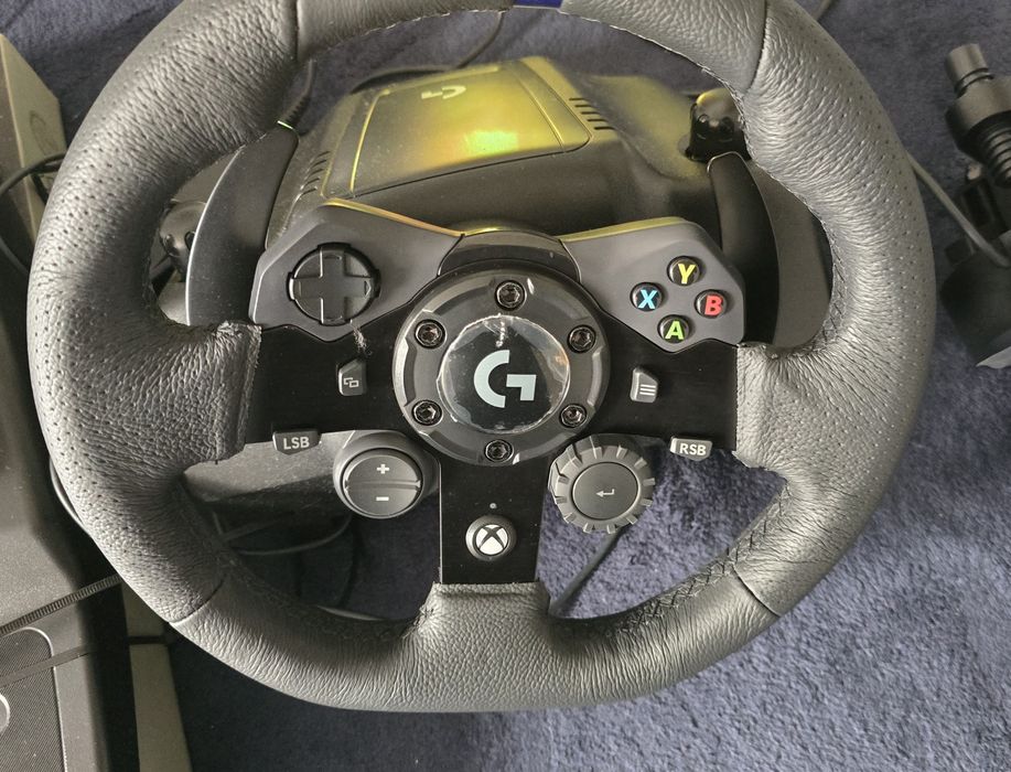 Volan Logitech g923 + schimbător manual  stare excelentă