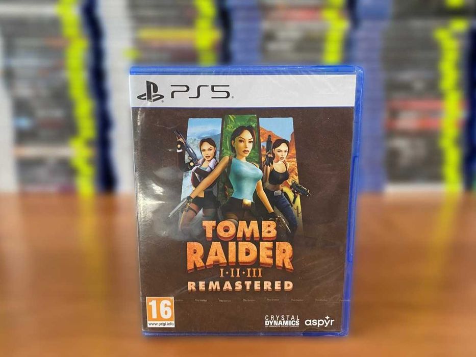 НОВЫЙ Tomb Raider I-II-III Remastered PS5 Большой Выбор Игр