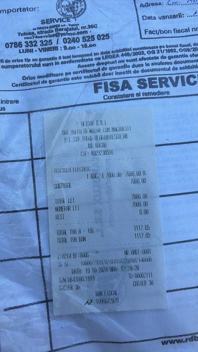 Vand Triciclu Sinoe PRO - PRODUS NOU NOUȚ