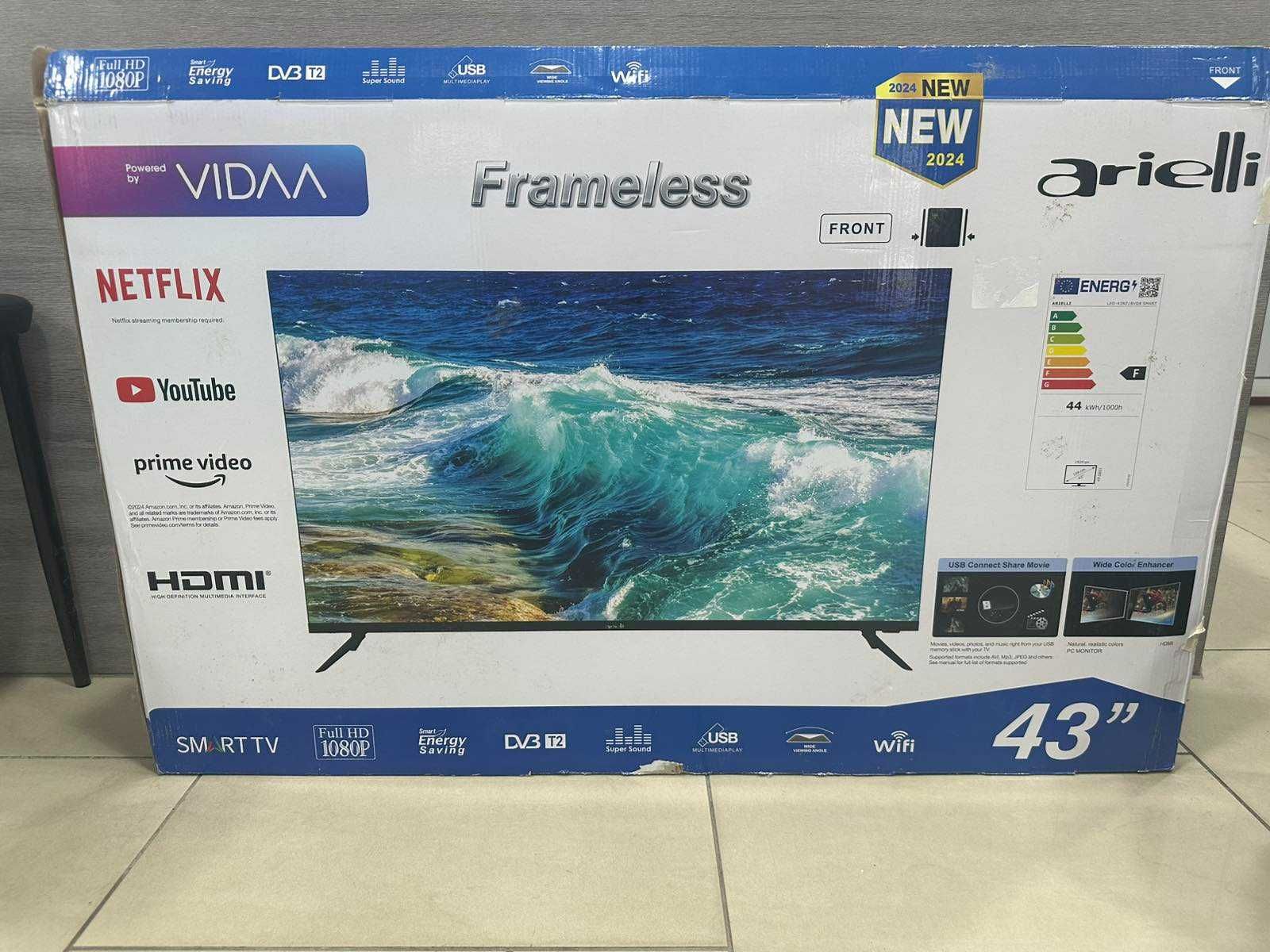 Телевизор ARIELLI LED43N218VDA Smart