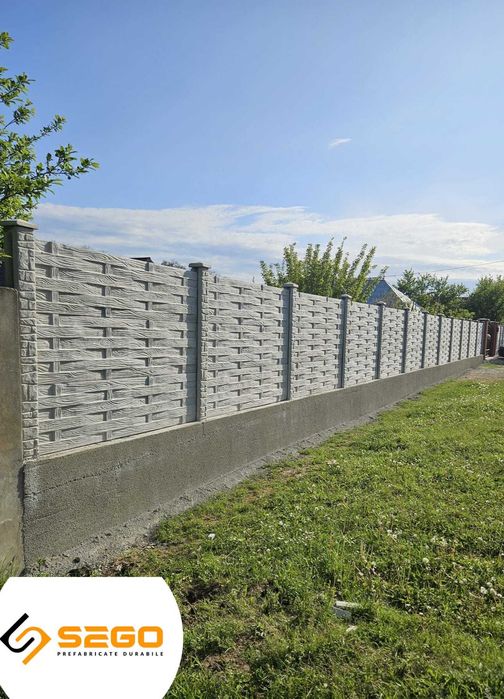 Gard placi beton Galați- Producator SEGO