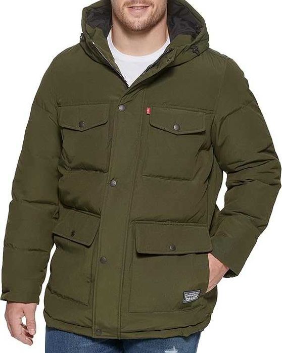 Новая мужская зимняя куртка пуховик Levis 3XL
