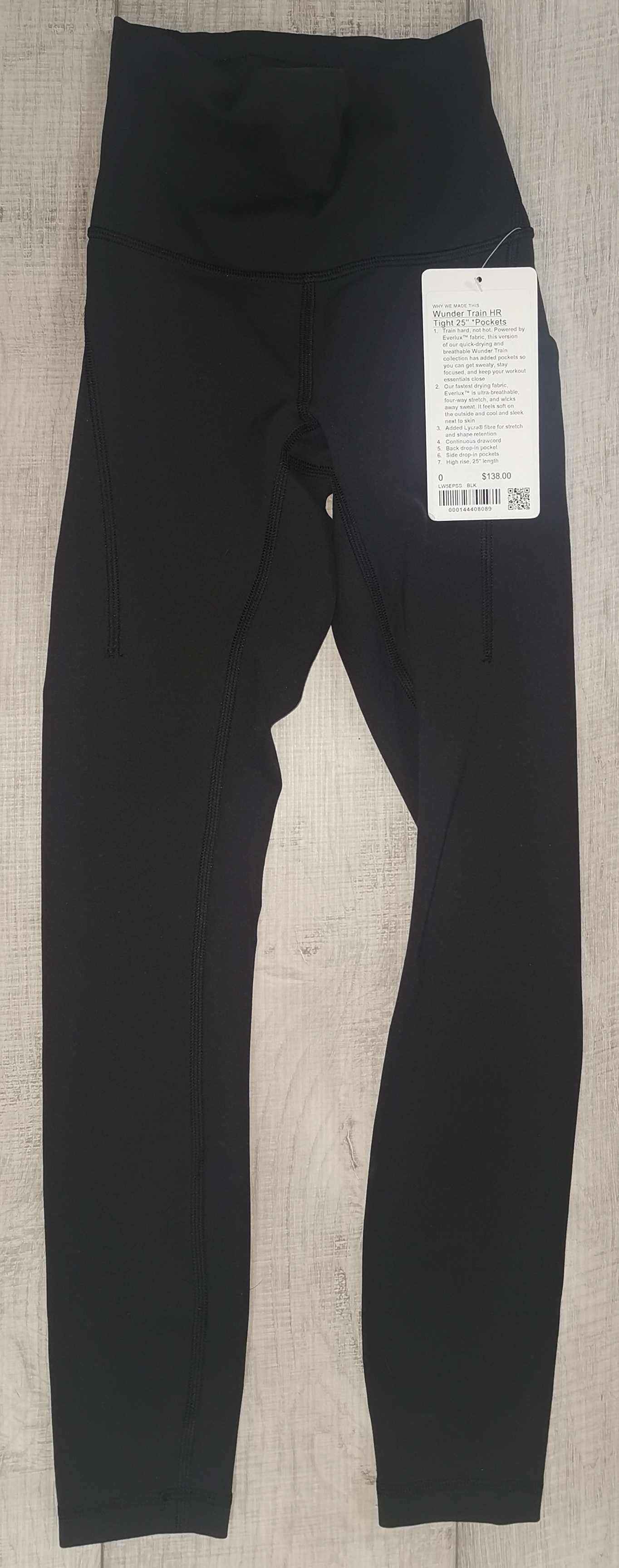 Colanti Lululemon Wunder Train HR Tight 25” With Pockets noi  0 si 14