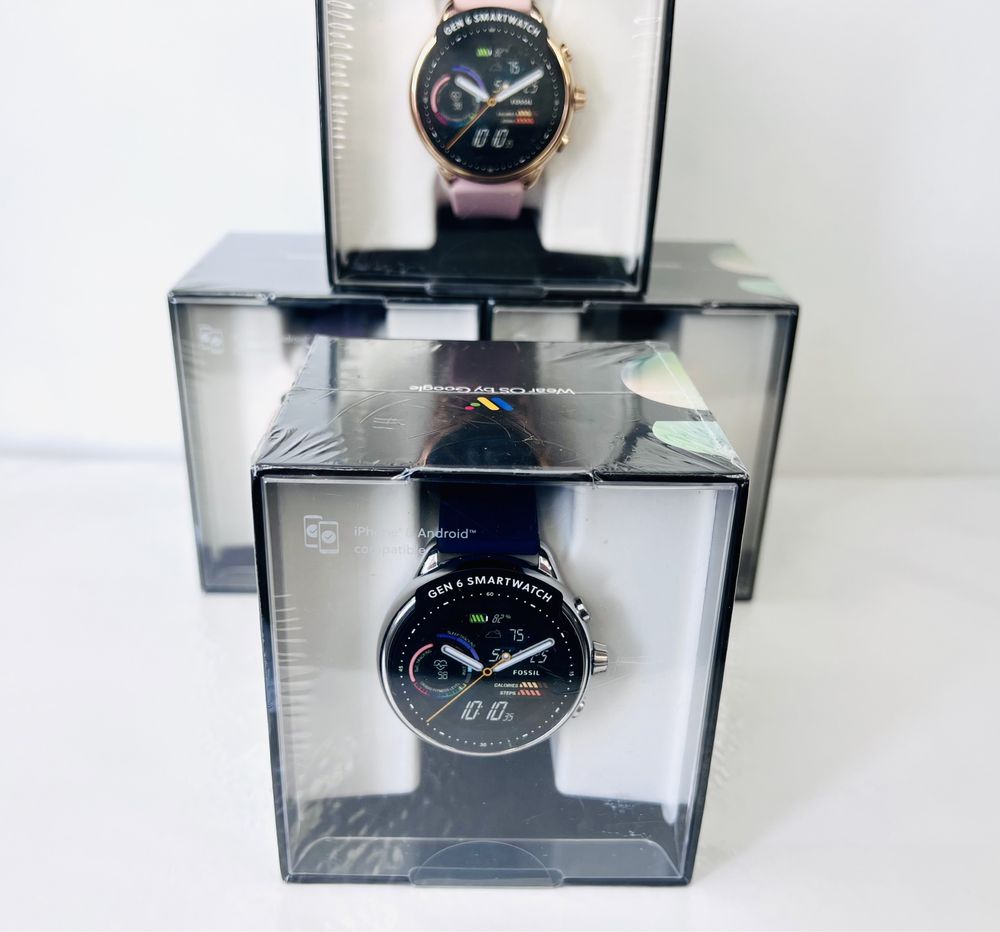 ПРОМО Смартчасовник Fossil Gen 6 Grey / Purple / Navy / Blush Гаранция