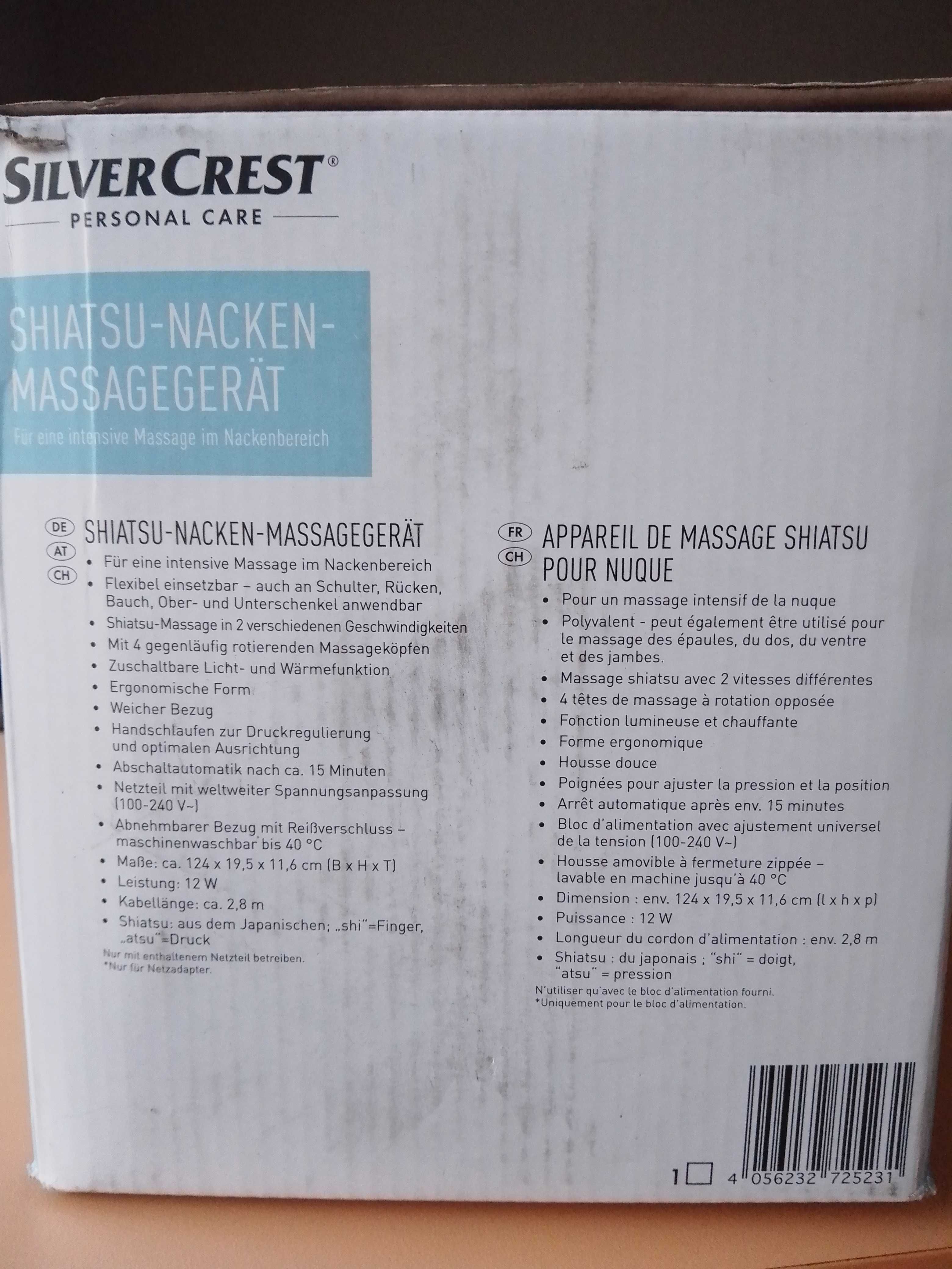 Silvercrest Personal Care Shiatsu масажор