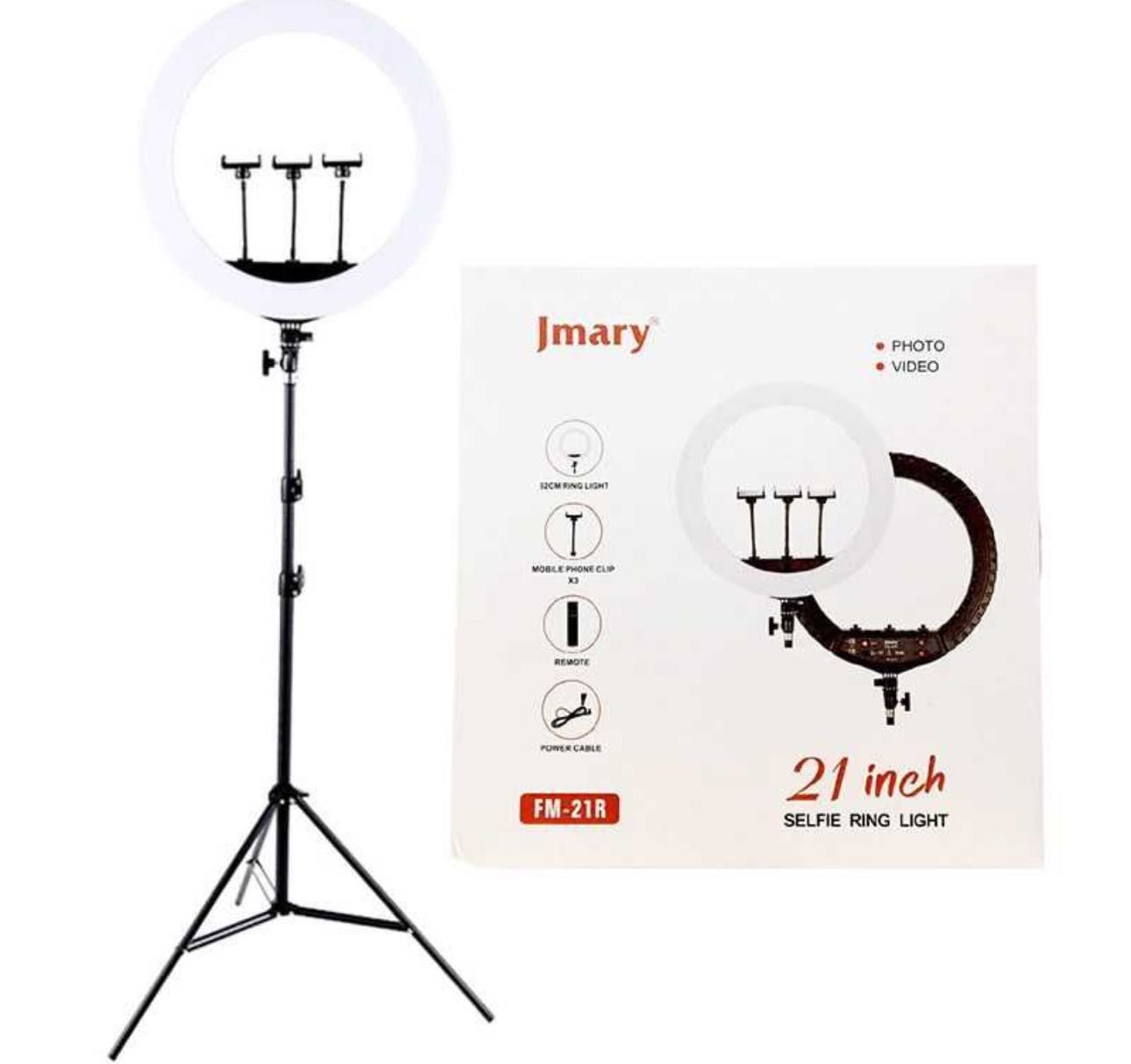 Jmary FM-21R + Штатив + Пульт Кольцевая светодиодная лампа
