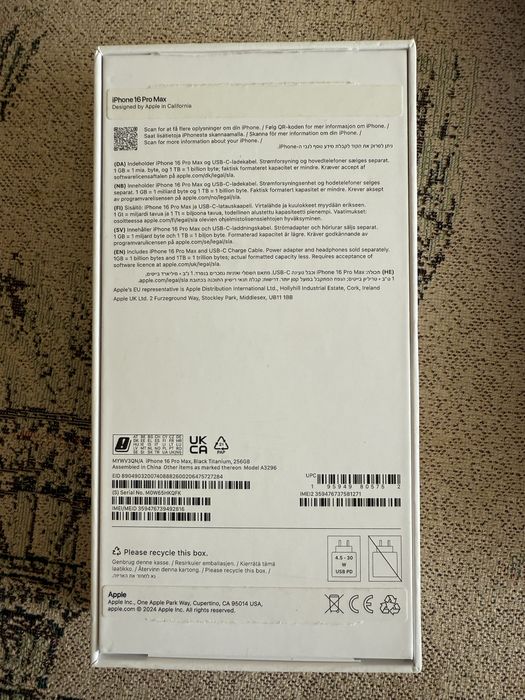 Iphone 16 PRO MAX
