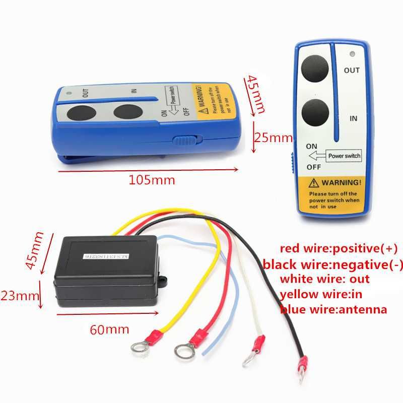 Безжично дистанционно за лебедка 12V - за джип - камион - SUV - ATV