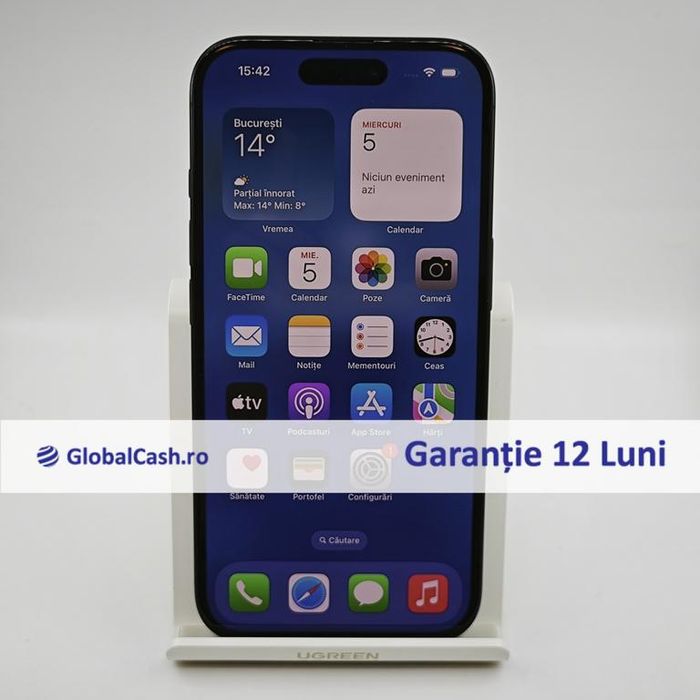 Apple IPhone 16 128GB, Black, liber, grad A | GlobalCash.ro #LU28228