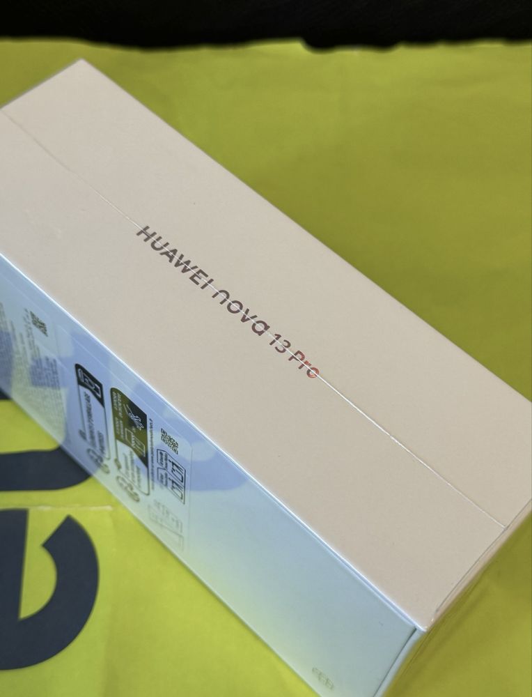 ЗАПЕЧАТАН 512GB Huawei Nova 13 Pro Yettel Гаранция 3г. 2028 Black