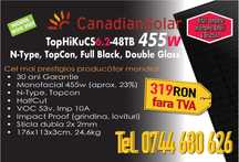 Canadian Solar 455w 460w N-Type mono-bifacial (ca Longi, Jinko, Trina)