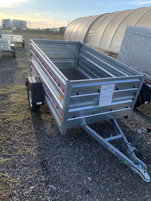 Remorca 750 kg Valahia Zefir Eco 210x115x68 cm Obloane Duble