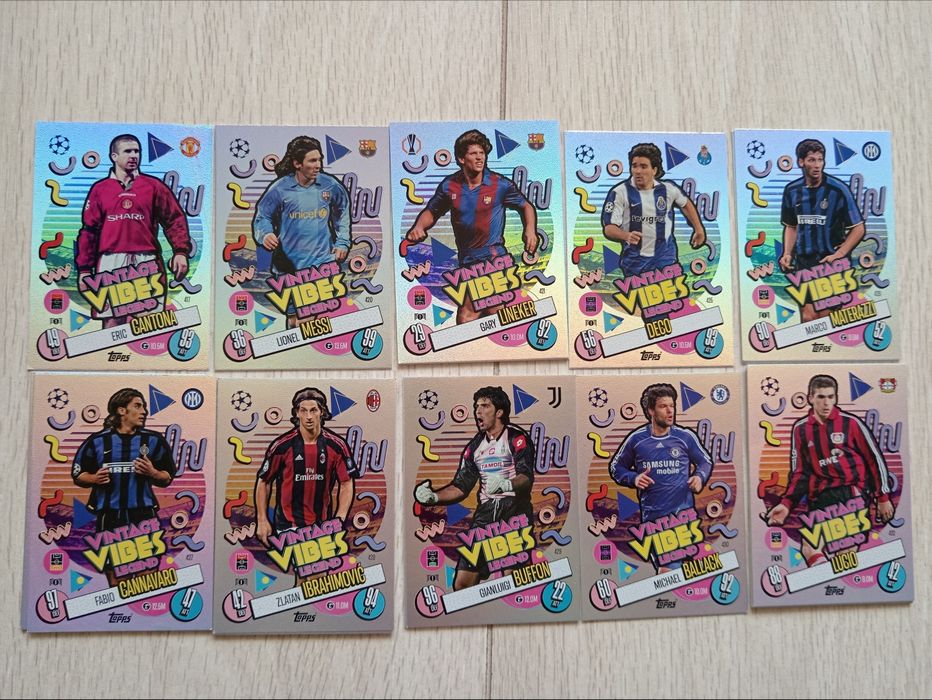 10 бр Match Attax Vintage Vibes