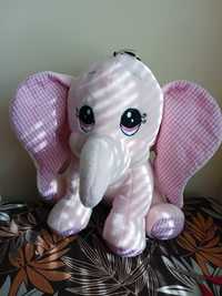 Плюшена играчка голям розов слон