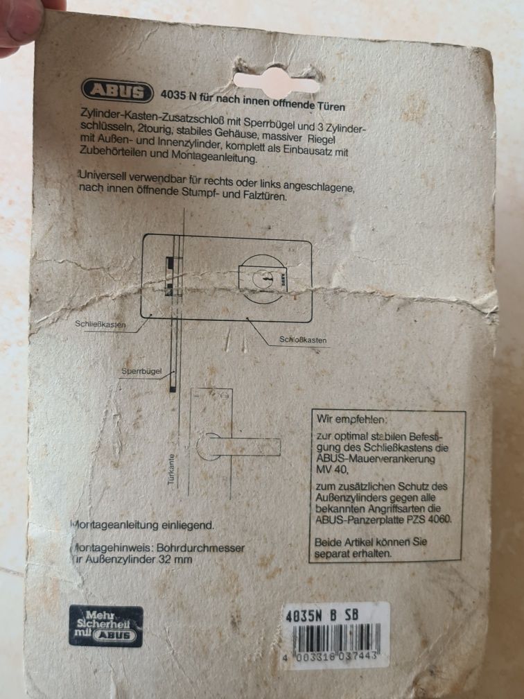 ABUS 4035 N  - incuietoare aplicata