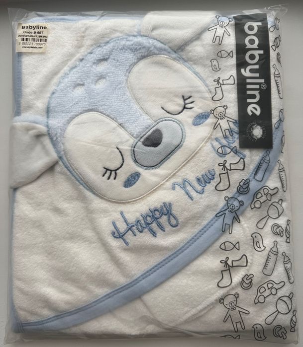 Детское полотенце с капюшоном 100% хлопок. Турция