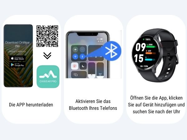 Смарт часовник с 1.5" HD дисплей, Bluetooth разговори, кожена каишка