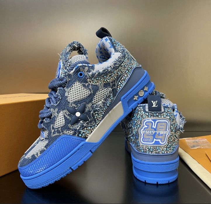 adidasi louis vuitton skate denim monogram