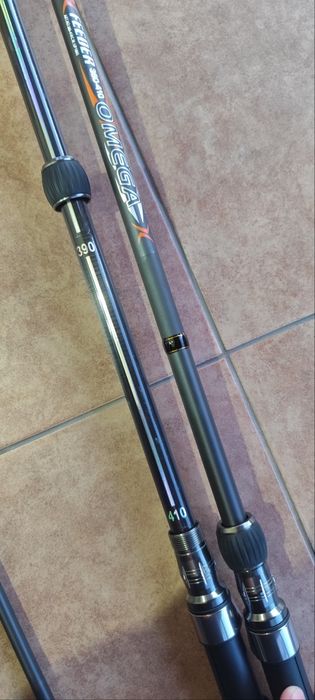 2 Lansete Feeder Reglabile,3,60m-4,10m,2 Mulinete 6000,Senzori,Suporti