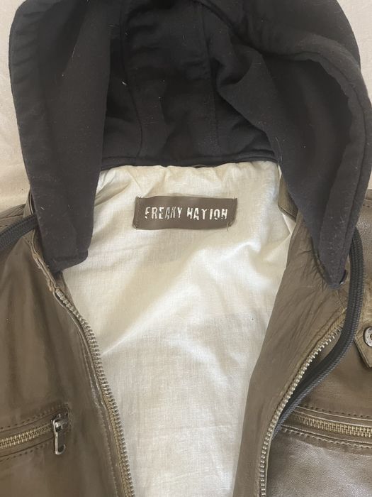 Geaca piele Freaky nation in stare excelenta, ca noua